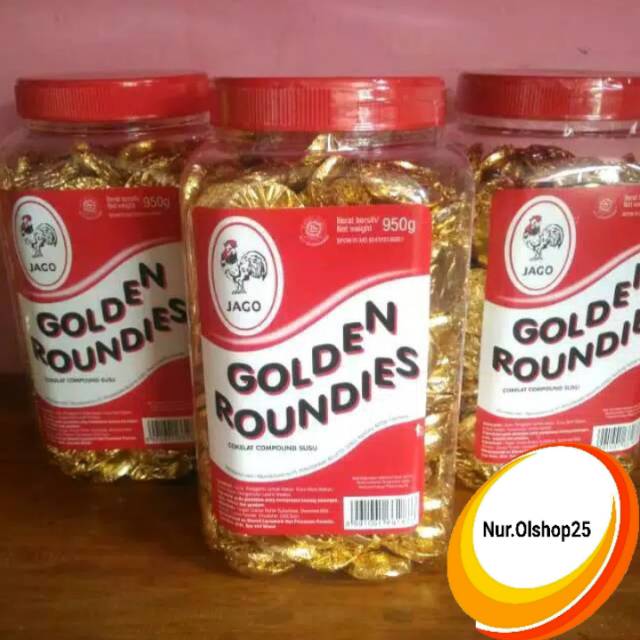 Golden Roundies Coklat Koin 950 gr