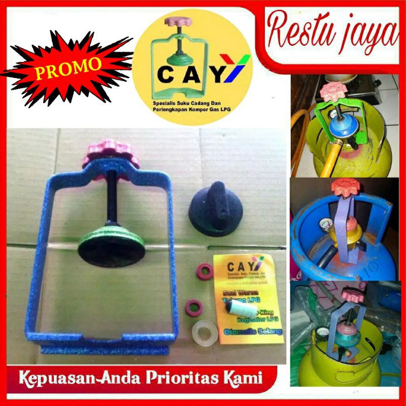 ALAT PENGAMAN PENGUNCI REGULATOR GAS TABUNG ELPIJI 3 kg /12 kg