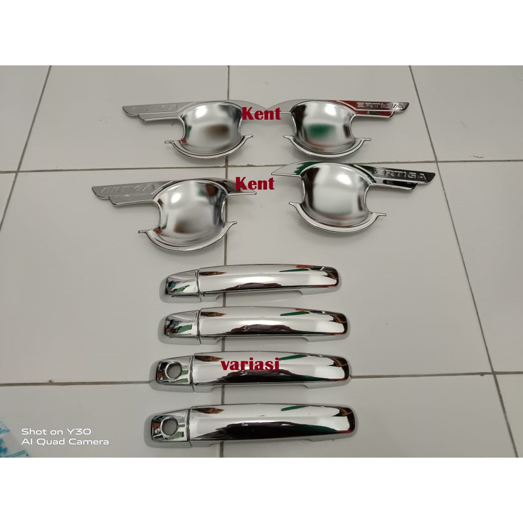 Paket Outer Mangkok Cover Handle Ertiga Lama Chrome Jsl