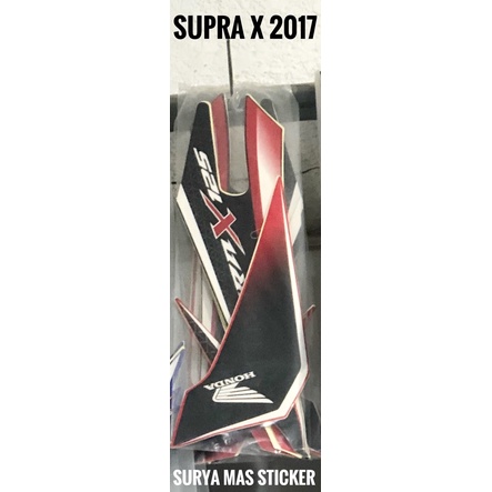 striping supra x 2017 stiker lis bodi motor supra 125