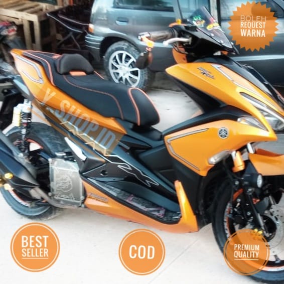 Sarung Jok Motor Aerox 155 160 New Terbaru Modif Eropa Anti Panas