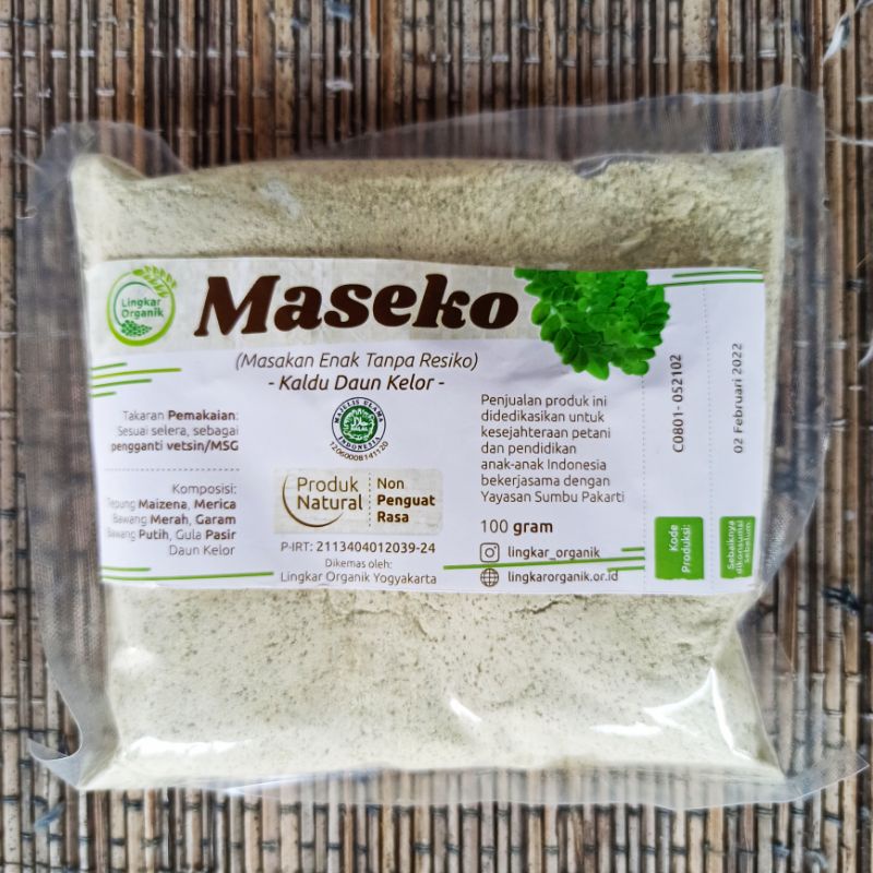 Kaldu Maseko Refill - Varian Ayam - Sapi - Jamur - Daun Kelor - 100 gram