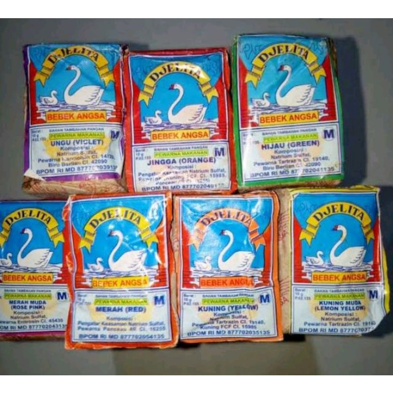 

Pewarna Makanan Bubuk Cap Angsa/Gincu Makanan/Pewarna Bubuk Kaleng/Gincu Kaleng