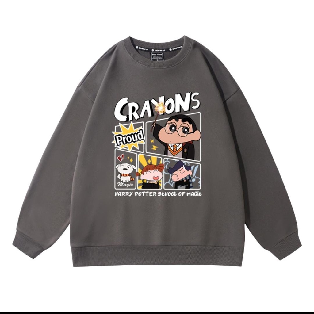 CRAYONS SCHOOL OF MAGIC SWEATER ATASAN WANITA V1