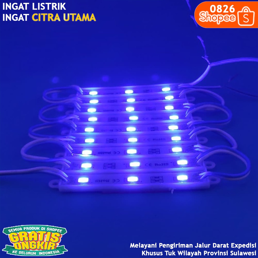 LAMPU LED MODULE 3MT [BLUE]ROHS K0826