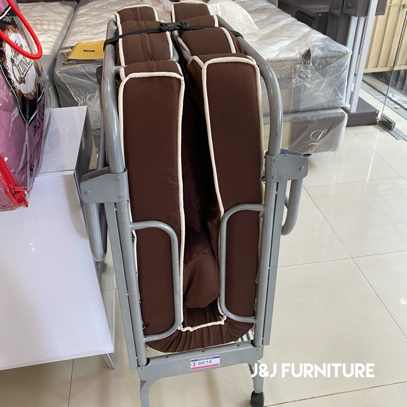 Folding bed tempat tidur besi lipat