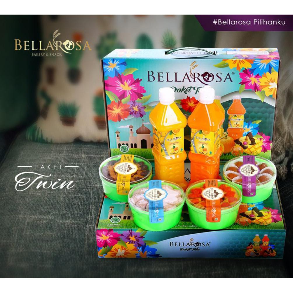 

Paket Twin Bellarosa - Paket 2 Sirup 4 Toples Kue Kering/Paket Lebaran/Bellarosa Paket Twin