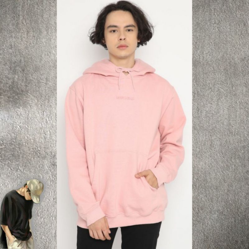 [NEW] ERIGO Jaket Jacket Pria Wanita Hoodie Alodie Pink size XL ORI