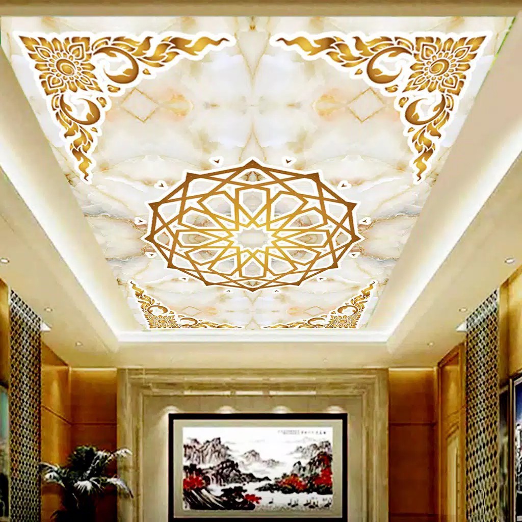 WALLPAPER 3D WALLPAPER CUSTOM WALLPAPER PLAFON MARMER 3