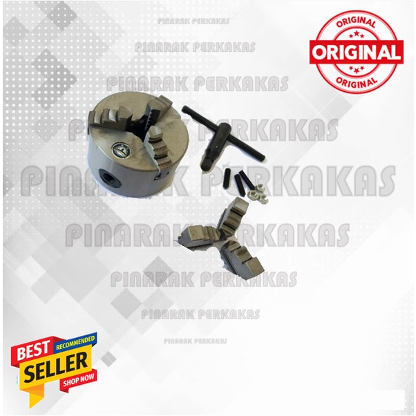 Chuck Bubut 6 inch 3 jaw Bola Dunia / Clow Bubut 6 inchi 100% Original