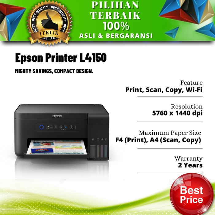 Epson Printer L4150 WiFi All In One - Direct L485