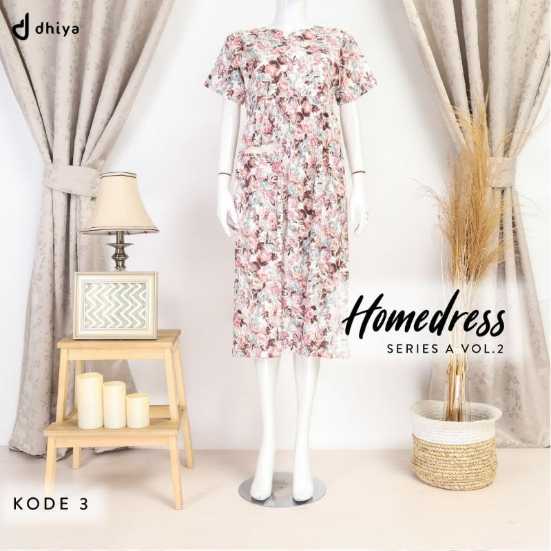 Homedress/Daster Katun Jepang Asli by Dhiya model A vol.2