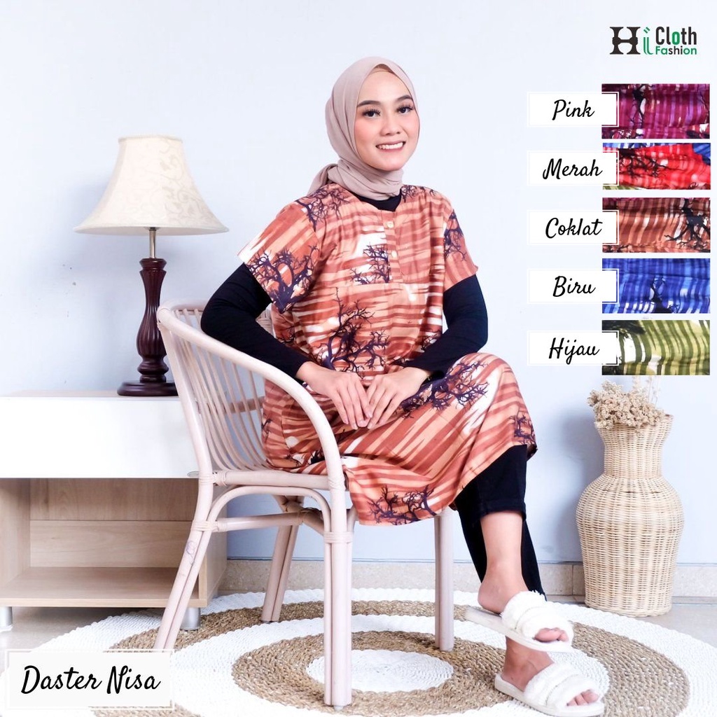 DASTER busui //Bahan Rayon//Kancing Depan