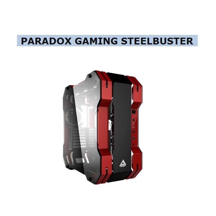 Casing PARADOX STEELBUSTER LEFT &amp; RIGHT TEMPERED GLASS - No Psu