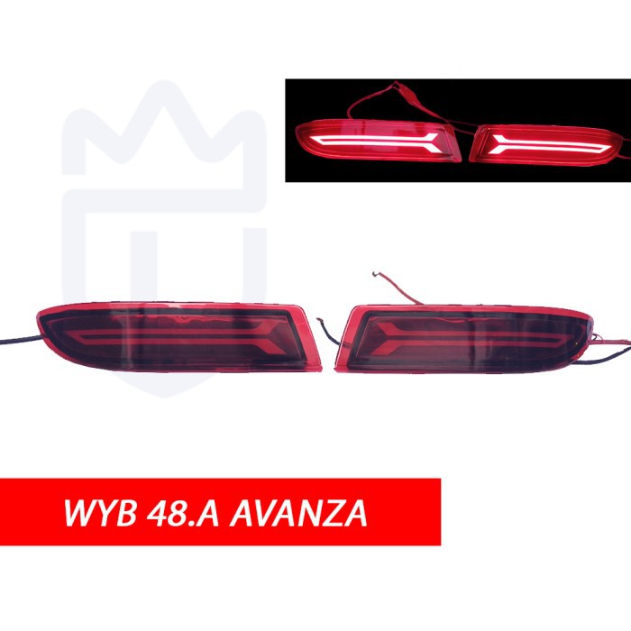 LAMPU BUMPER BELAKANG/ BRAKE LAMP TOYOTA ALL NEW AVANZA 2012 WYB48A