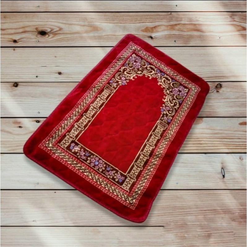 sajadah turky tebal halus sejadah emboss lembut anti selip