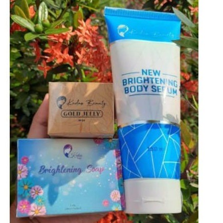 BODYSERUM GOLD JELLY DAN SABUN KEDAS BEAUTY ORIGINAL - BPOM-Paket Lengkap