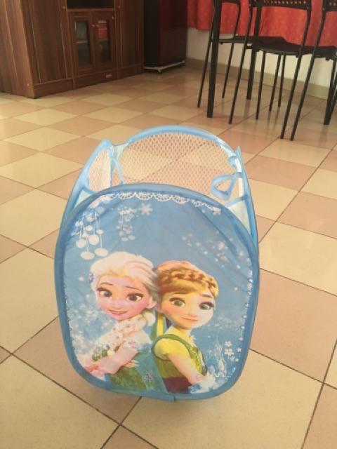 Maogaleri Keranjang Baju Import Pakaian Kotor Lipat Laundry Bag Ukuran 30x30x50cm Baju Kotor Un046