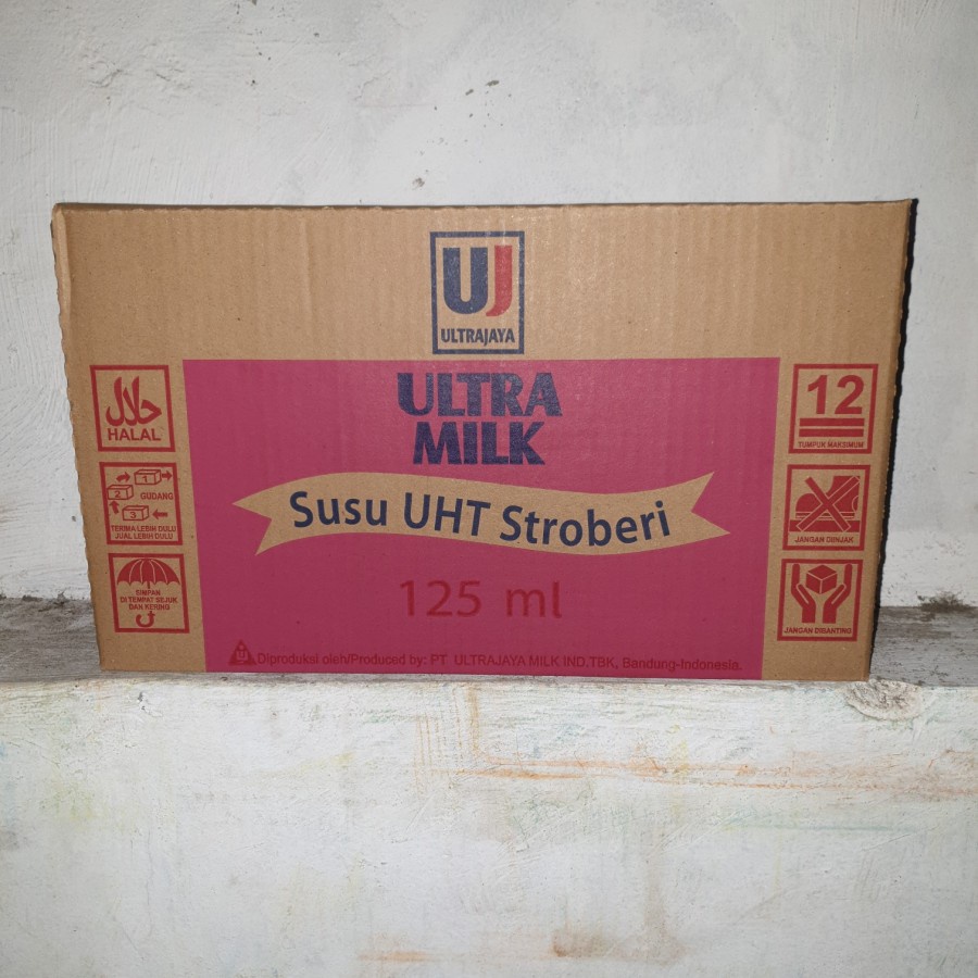 SUSU ULTRA UHT 125ml 1 DUS ISI 40PCS /  RASA FULL CREAM-COKLAT-STOBERI