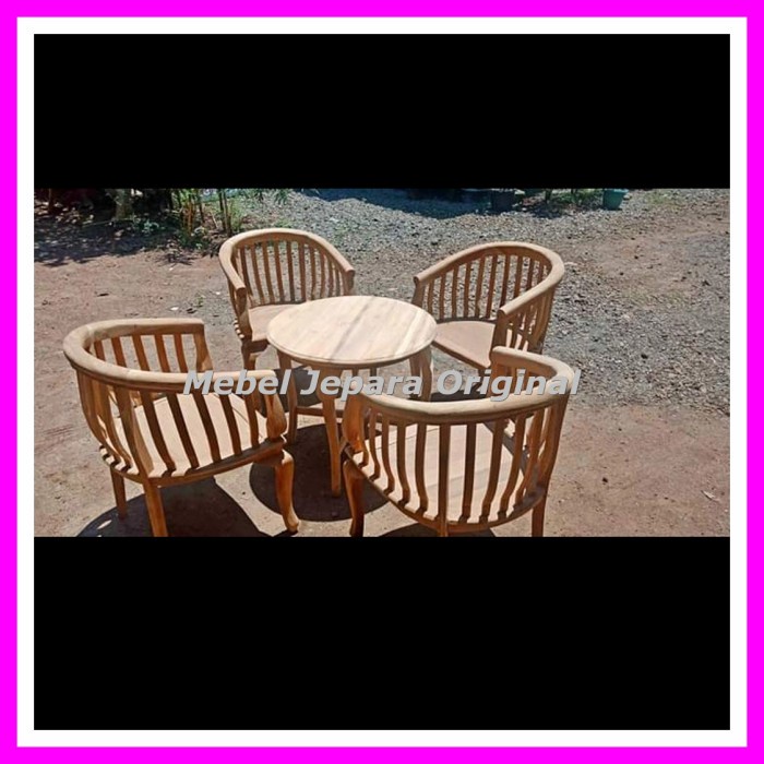 Kursi Teras Tamu Jati - Kursi Klasik Jati Mentahan Jepara Murah
