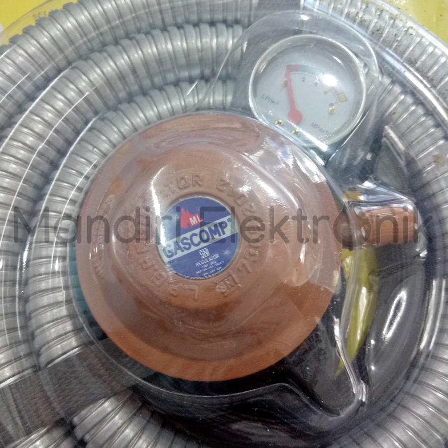 Gascomp Paket Selang Regulator Gas GRT924E