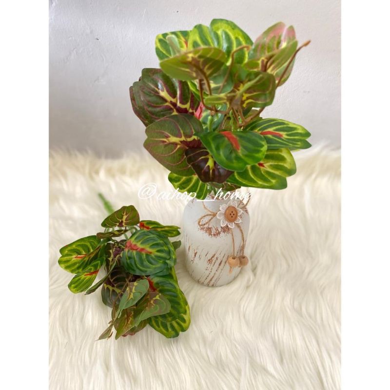 Bunga Keladi Artificial/Bunga Plastik Hias/Bunga Palsu/Daun Daunan