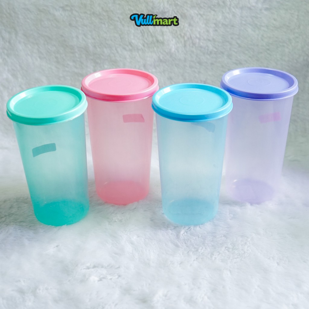 Gelas Tupperware / Gelas Plastik / Gelas Dengan Tutup