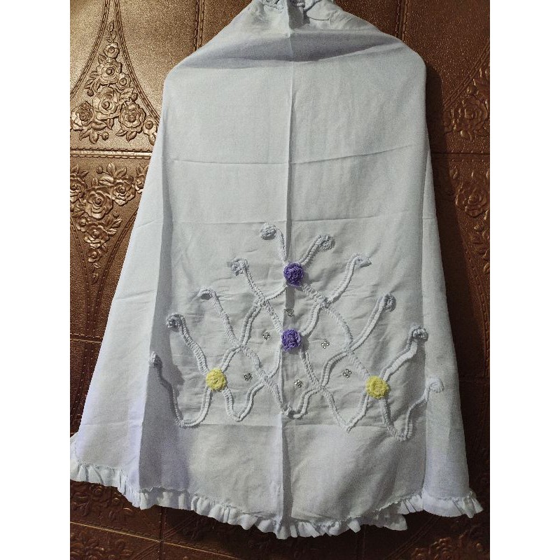 Mukena anak bsw timbul murah meriah(5-8 thn)