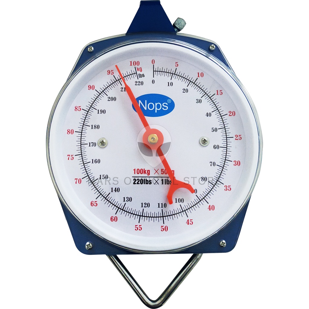 Timbangan Gantung BESI Analog 50kg -100kg - 150kg - 200kg Besi Manual Jarum Kitchen Hanging Scale