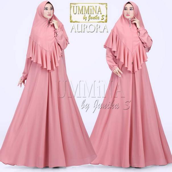 AURORA gamis syari set khimar by UMMINA