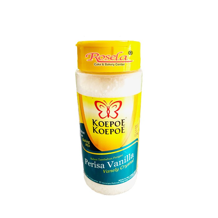 

Perisa Vanilla bubuk KOEPOE KOEPOE / Kupu Kupu Vanely Crystal 134 gram