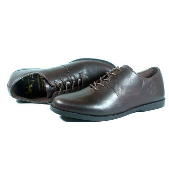 SEPATU KANTOR KULIT ASLI WOLF MALAMUT LOW BROWN