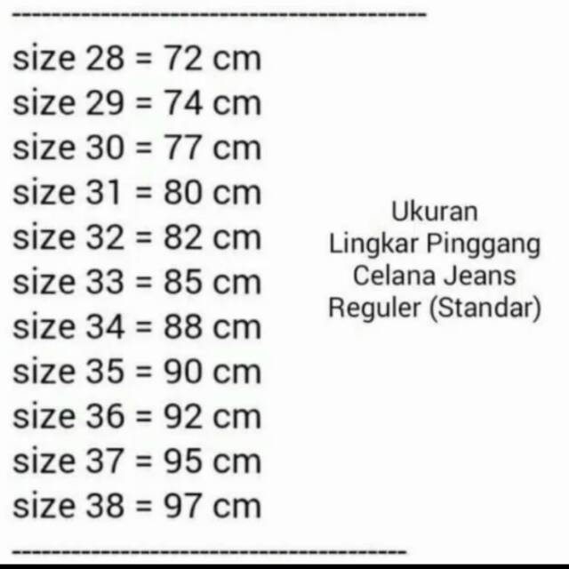 Celana jeans pria reguler/standart