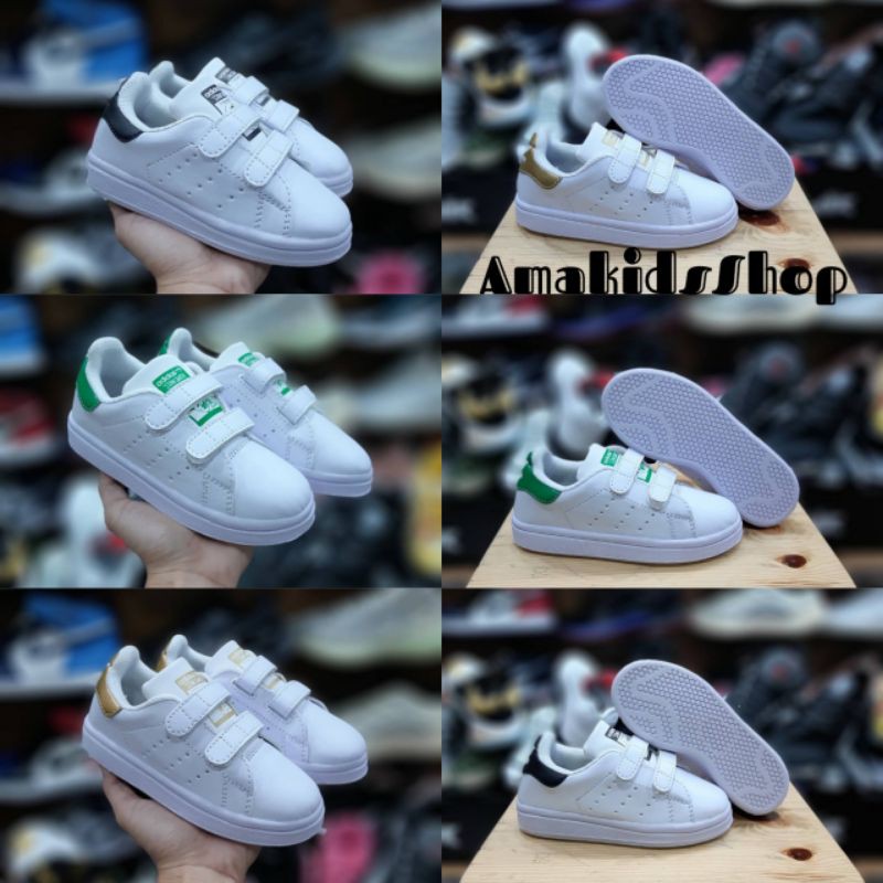 SEPATU ANAK ADIDAS STAND SMITH PEREKAT TERLARIS