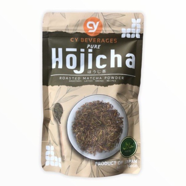 

(MINUMAN BUBUK) CY BEVERAGES PURE HOJICHA ROASTED MACHA POWDER 100GR