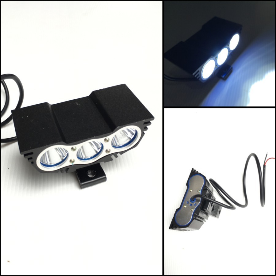 Lampu Tembak Sorot Working Light Cree OWL Mini Led Ultafire 3 Mata
