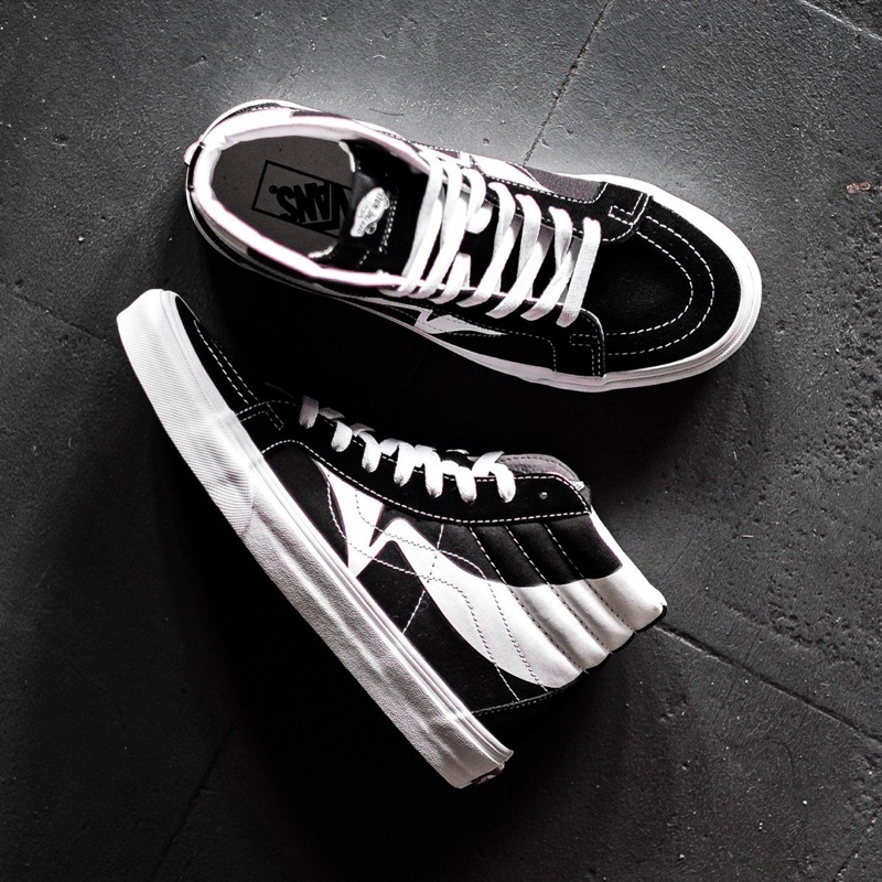 SK8-HI REISSUE WRAP BLACK WHITE ORIGINAL 100%