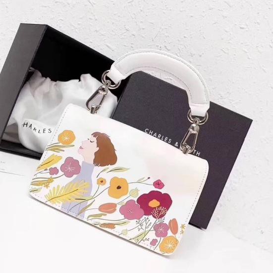 VFCG CnK Oamul Lu florall ilustration mini top bag ✅