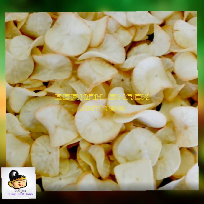 

(250grm) KRIPIK SINGKONG ORIGINAL / KRIPIK SINGKONG ASIN PUTIH / CASSAVAC CHIP