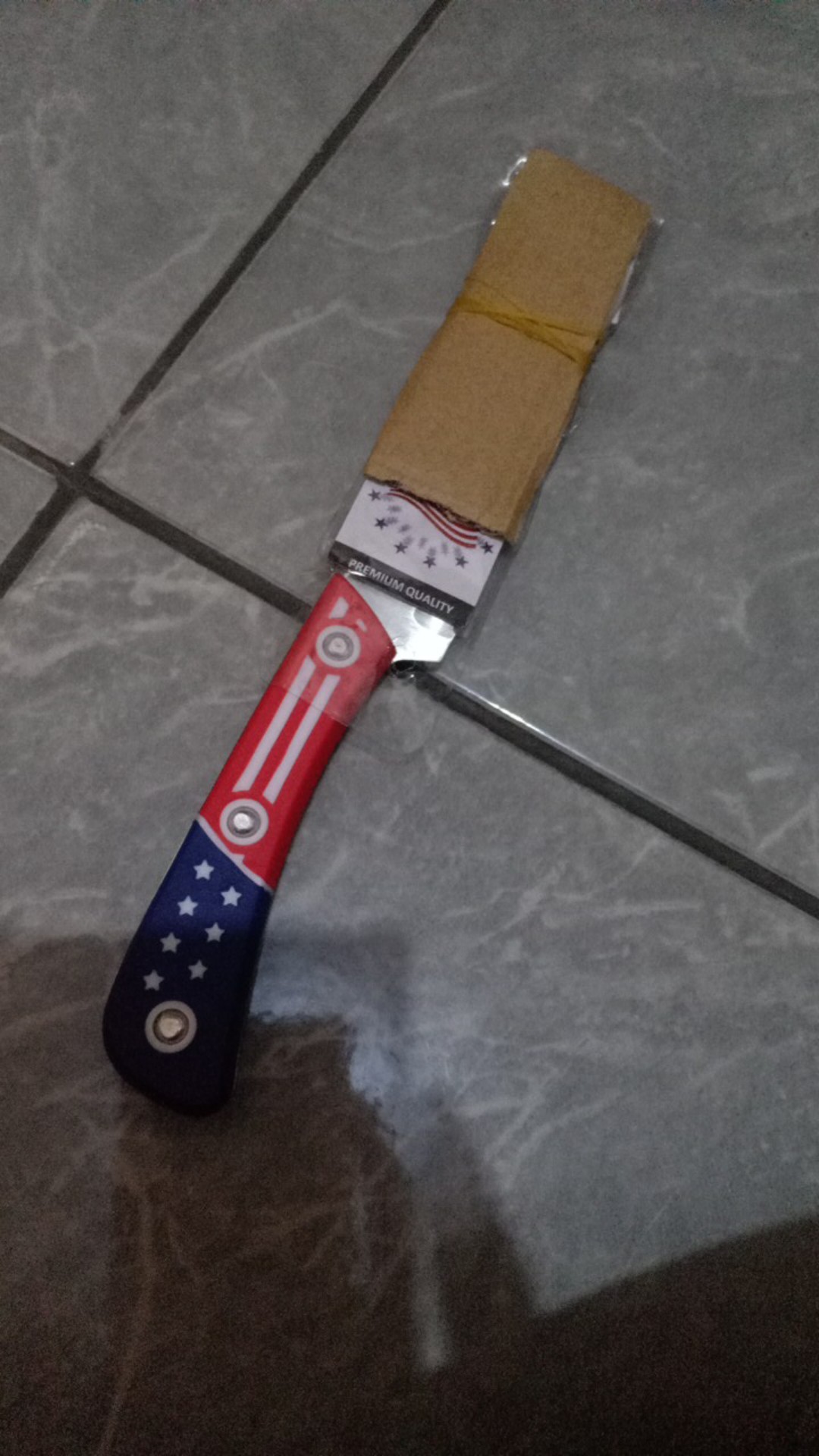 Pisau Dapur Kupas Buah Motif Usa Amrik - Fruit Knife