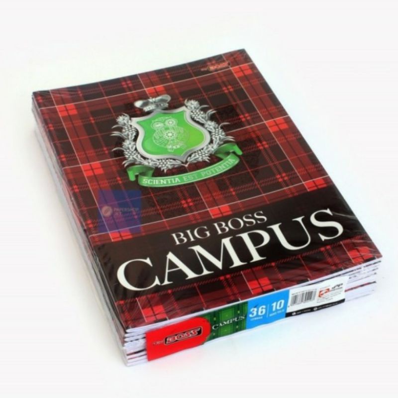 

BUKU TULIS BIG BOSS CAMPUS 36 LEMBAR ( PAK)
