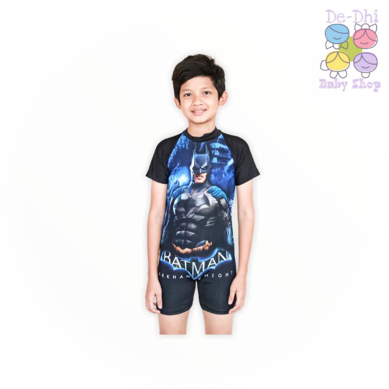 baju renang anak laki laki cowo karakter terlaris terbaru 2021 karakter marvel DC batman spiderman