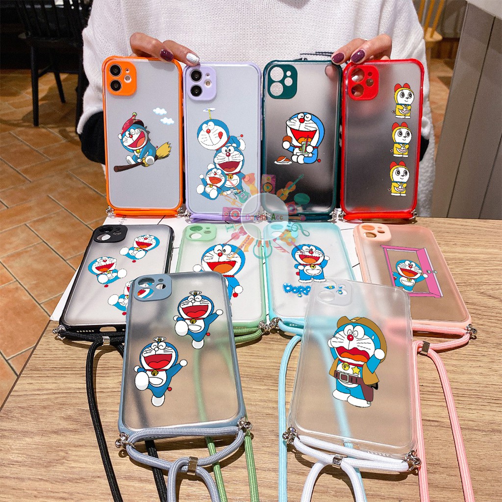 SOFTCASE SLINGCASE TALI LANYARD SAMSUNG J2 PRIME GRAND PRIME J2 PRO J4+ J6+ A01 CORE A10 M10 DA1349
