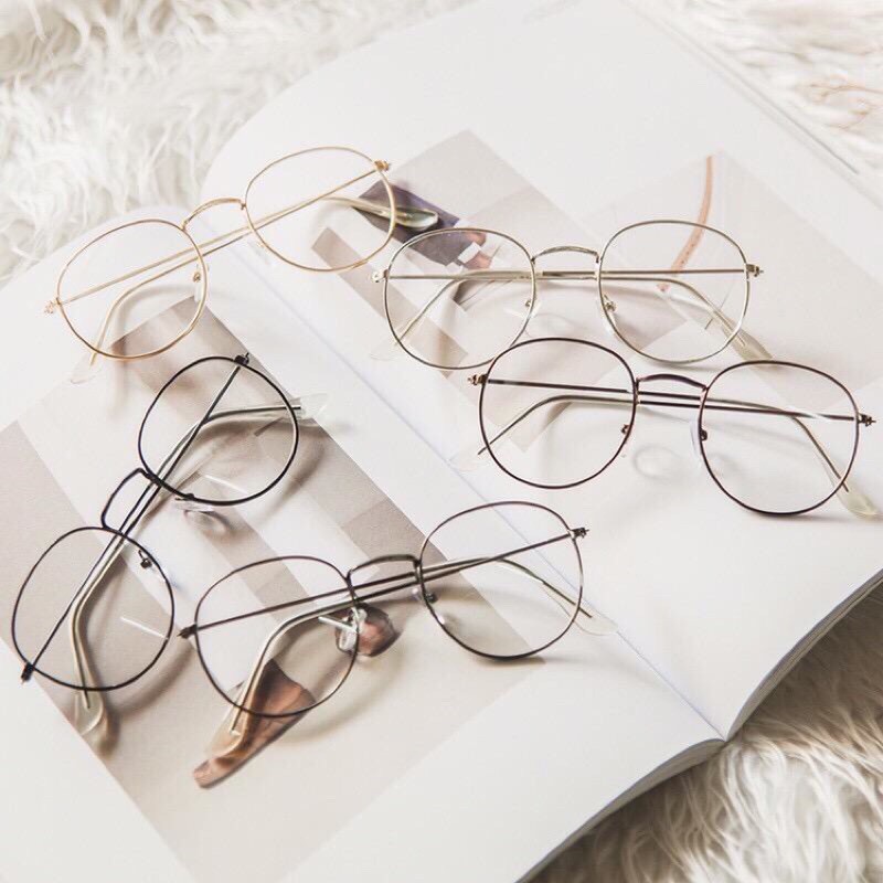 Kacamata Fashion Korea Gagang besi