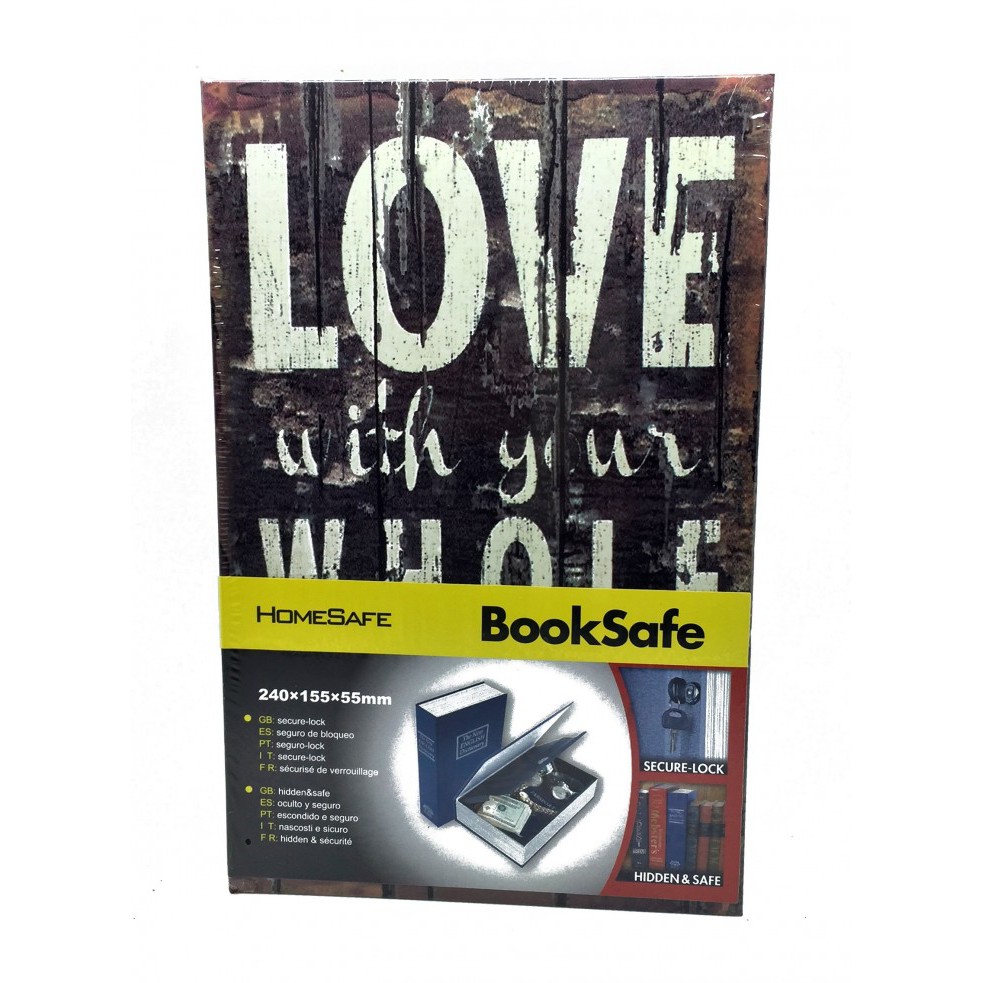 Book Safety Box Bentuk Buku - Medium