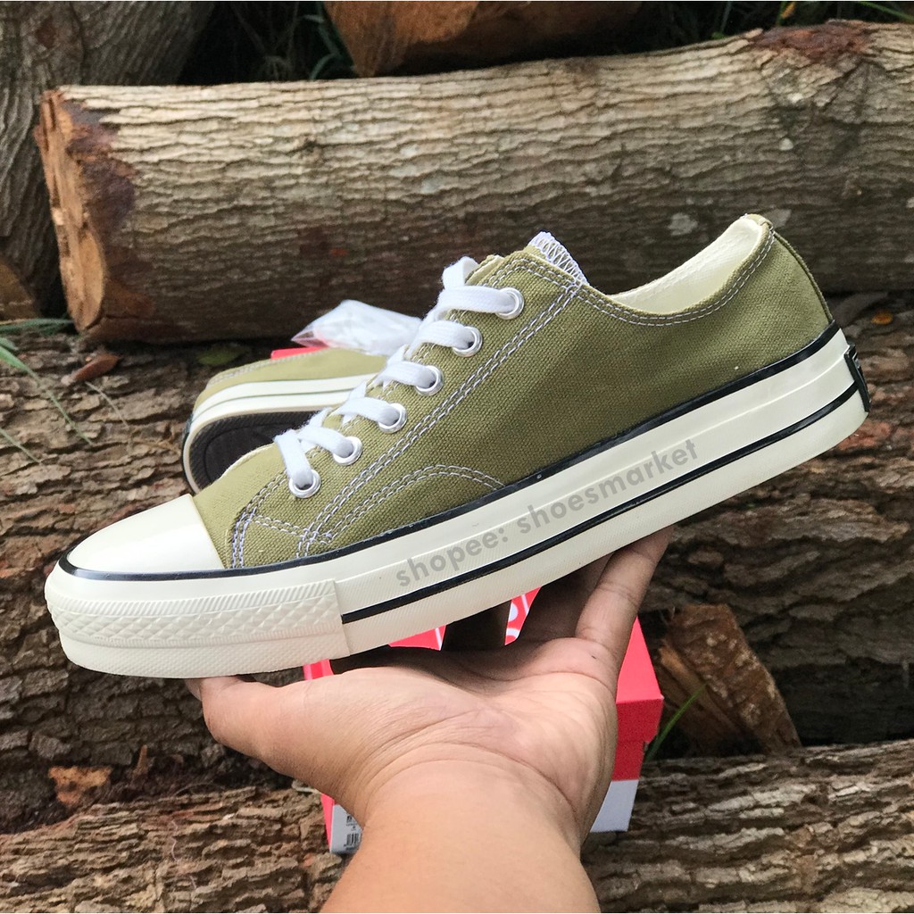 SEPATU CONVERSE 70S LOW FIELD SURFLUS HIJAU LUMUT ALL STAR CHUCK TAYLOR OBRAL MURAH