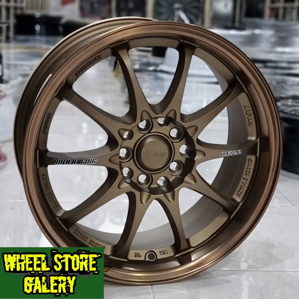 velg mobil ring 15 model jdm ce28 untuk brio agya calya jazz avanza