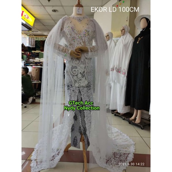 Kebaya Akad Full Payet EKOR