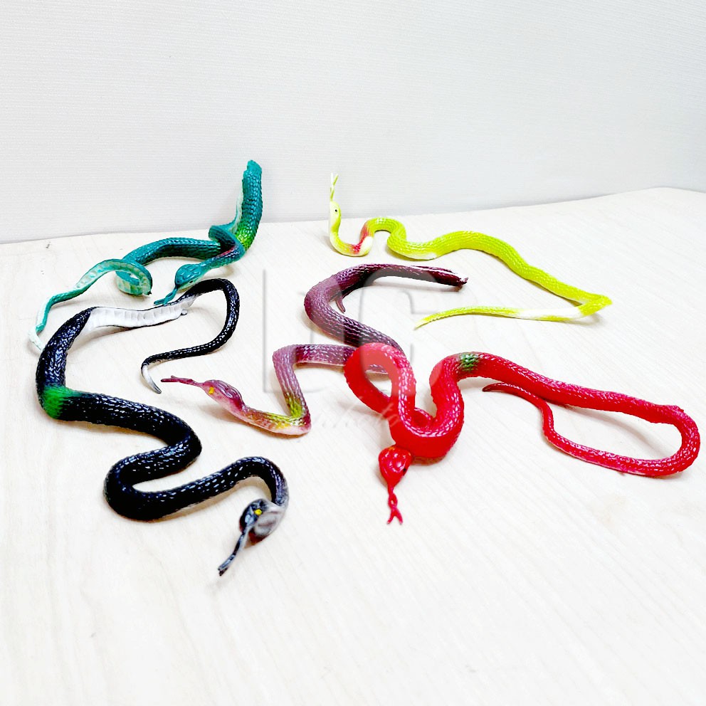 Reptiles Snake Mainan Prank Ular Karet 1 Set Hewan Reptil