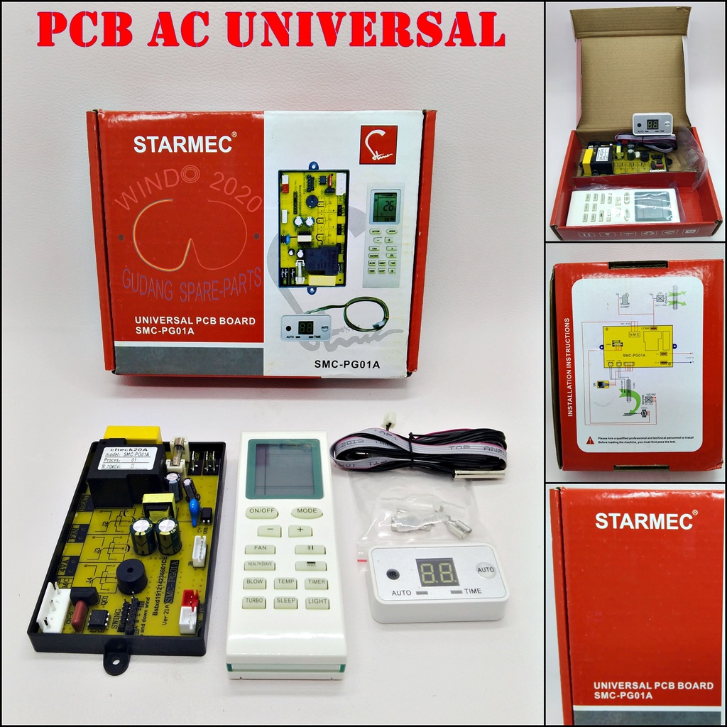 PCB AC / MODUL AC /  KEY BORD AC UNIVERSAL MULTI PG01A / UNIVERSAL PCB BOARD HIGTH QUALITY